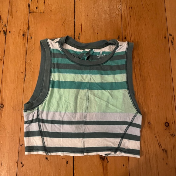 Free People Movement Play by Play Crop Tank - Electric Pistachio - Picture 5 of 7